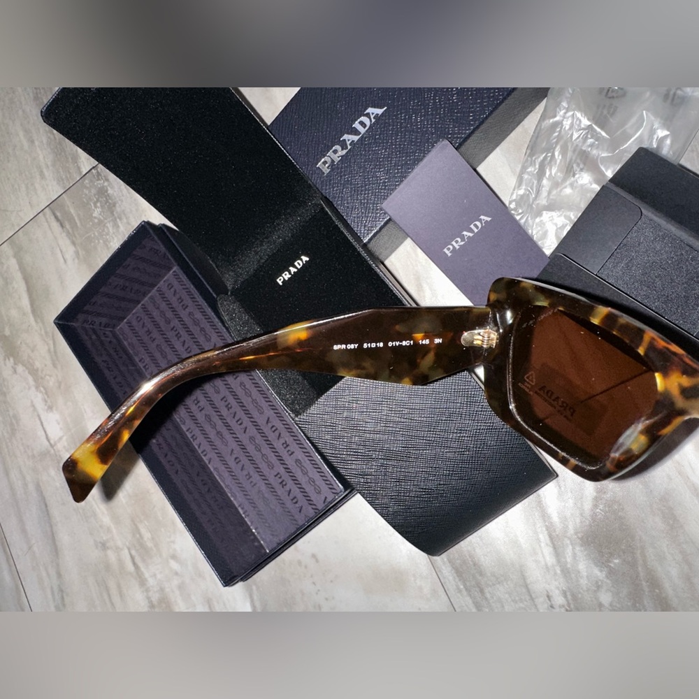 Prada Brown Tortoise Sunglasses - Picture 14 of 17